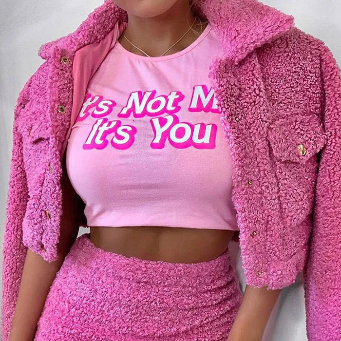 It's You Cropped Tee sold by Streetwear Society product image thumbnail 2