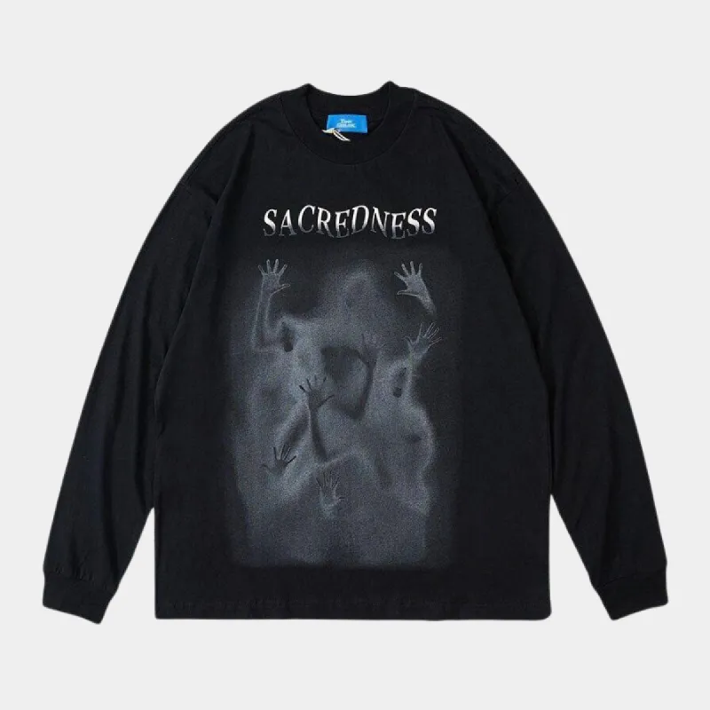 Sacredness' T shirt sold by Streetwear Society
