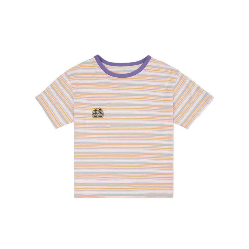 Flower Striped Tee sold by Streetwear Society