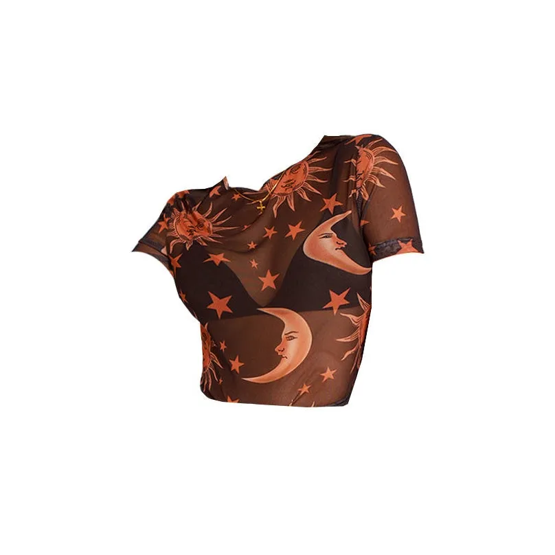 Sun and Moon Mini Tee sold by Streetwear Society product image thumbnail 3