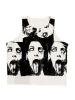 Funny Face Print Cropped Tank Top sold by Streetwear Society