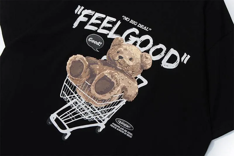 Feel good' T shirt sold by Streetwear Society product image thumbnail 3