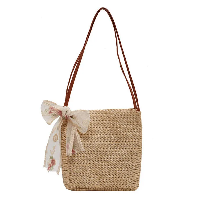 Cottagecore Straw Bag sold by Streetwear Society product image thumbnail 3