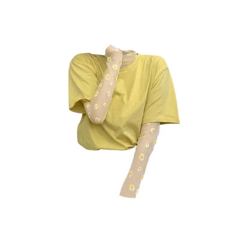 Daisy Mesh Top + Tee Co-Ord sold by Streetwear Society