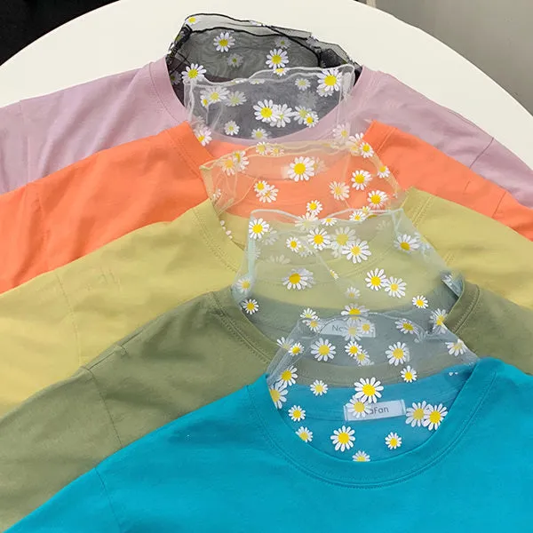 Daisy Mesh Top + Tee Co-Ord sold by Streetwear Society product image thumbnail 5