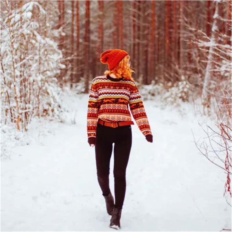 Vintage Fox Embroidered Christmas Sweater sold by Streetwear Society