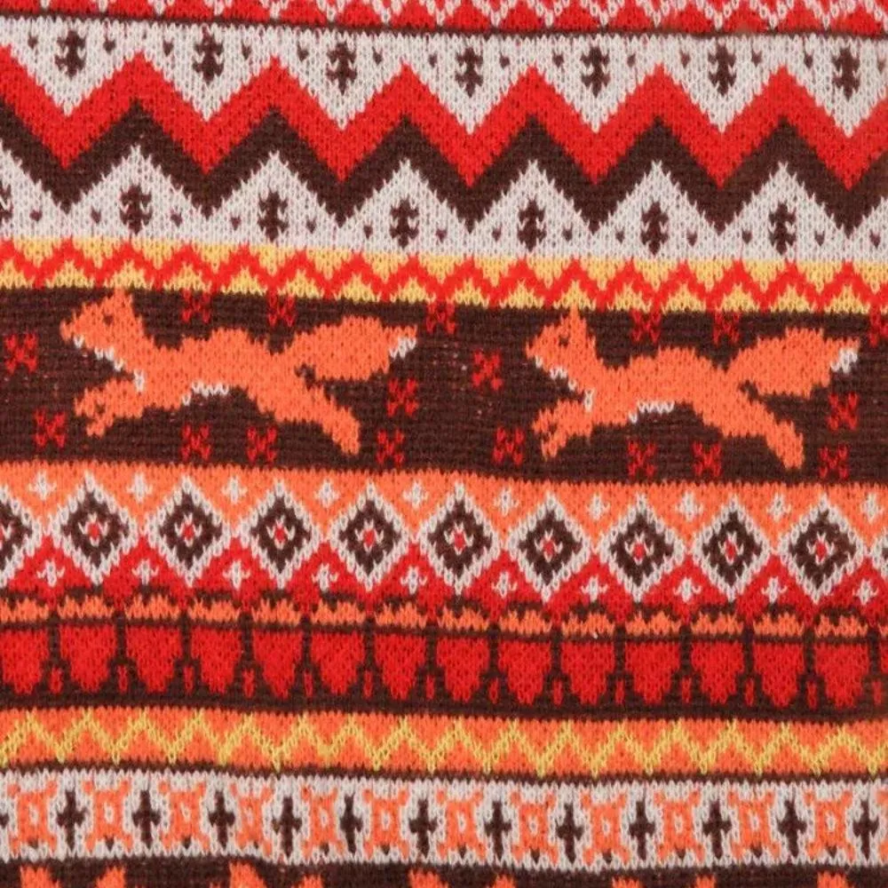 Vintage Fox Embroidered Christmas Sweater sold by Streetwear Society product image thumbnail 4