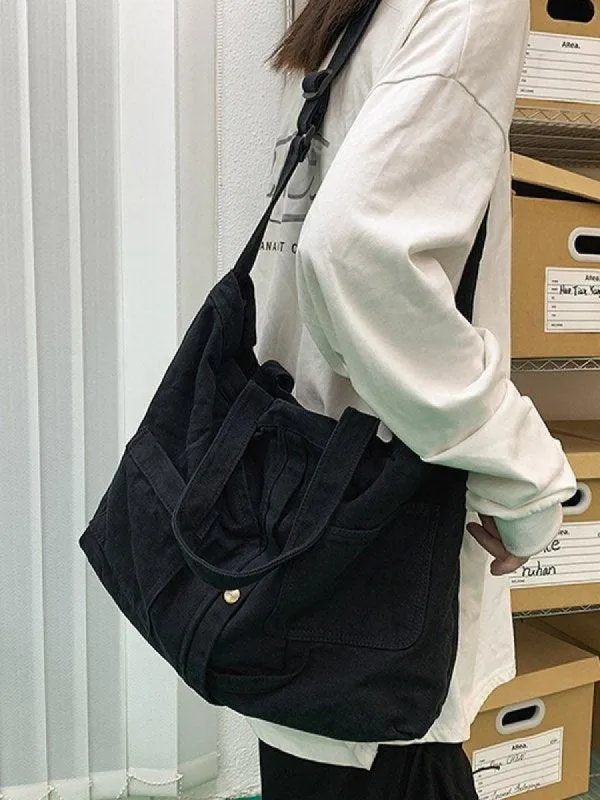 Large Vintage Wash Shoulder Bag sold by Streetwear Society