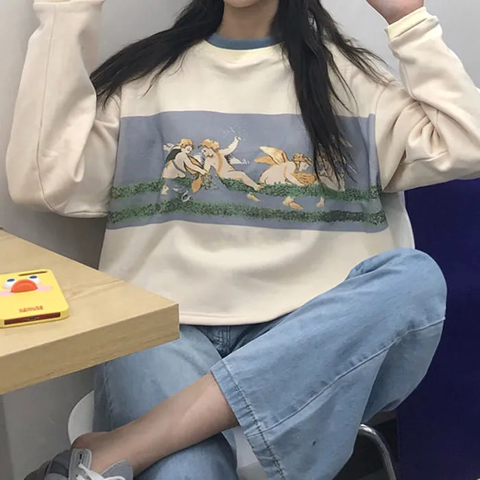 Angel Crop Sweatshirt sold by Streetwear Society product image thumbnail 2