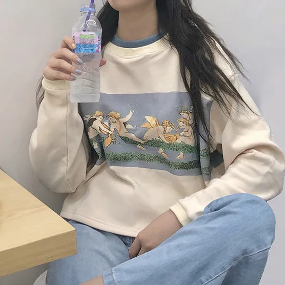 Angel Crop Sweatshirt sold by Streetwear Society