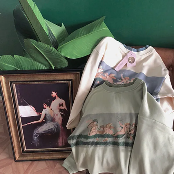 Angel Crop Sweatshirt sold by Streetwear Society product image thumbnail 4