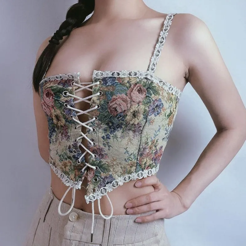 Cottagecore Corset Top sold by Streetwear Society