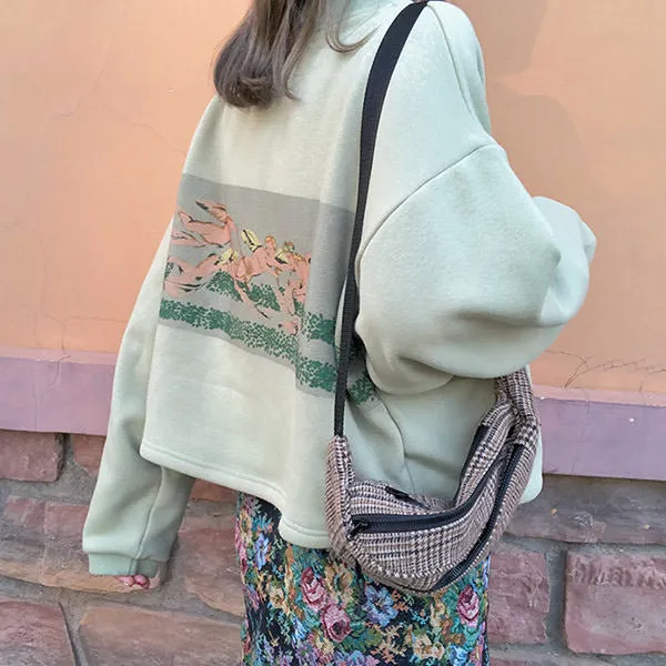 Angel Crop Sweatshirt sold by Streetwear Society product image thumbnail 3