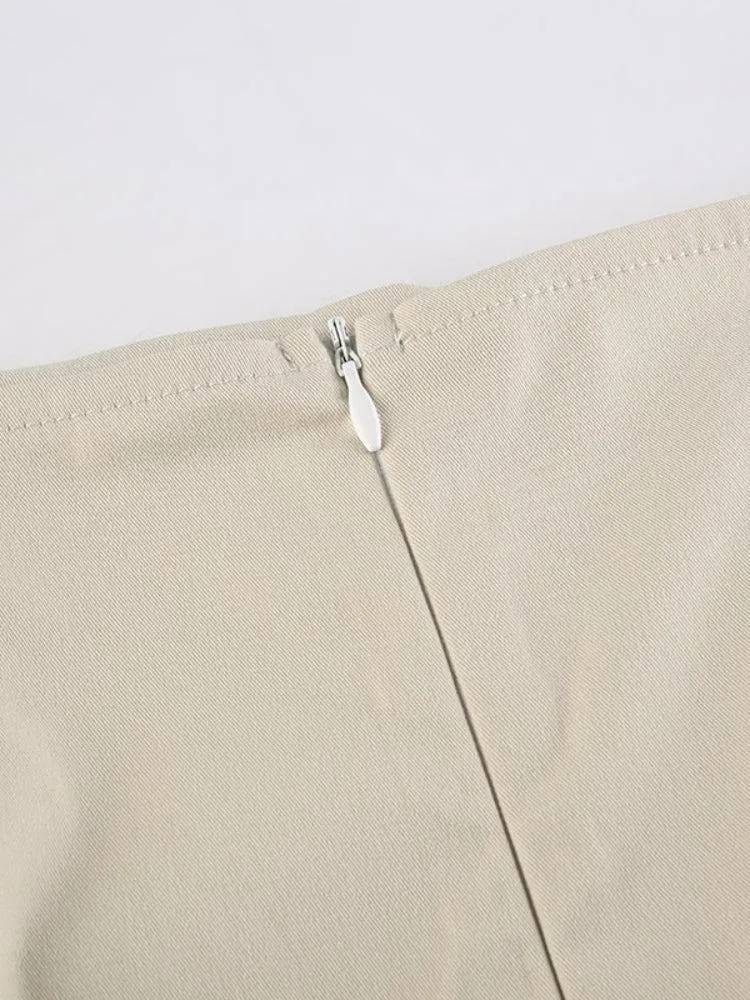 Drawstring Waist Parachute Maxi Skirt sold by Streetwear Society product image thumbnail 5