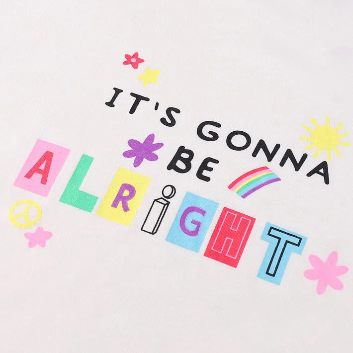 It's Gonna Be Alright Crop Top sold by Streetwear Society product image thumbnail 3
