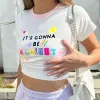 It's Gonna Be Alright Crop Top sold by Streetwear Society