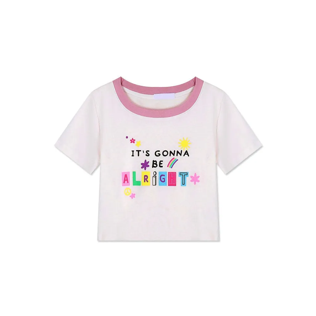 It's Gonna Be Alright Crop Top sold by Streetwear Society