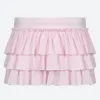 Coquette Layered Bow Mini Skort sold by Streetwear Society