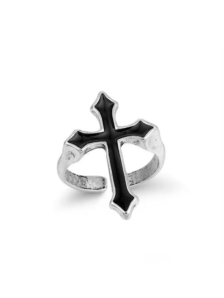 Gothic Cross Ring sold by Streetwear Society product image thumbnail 2