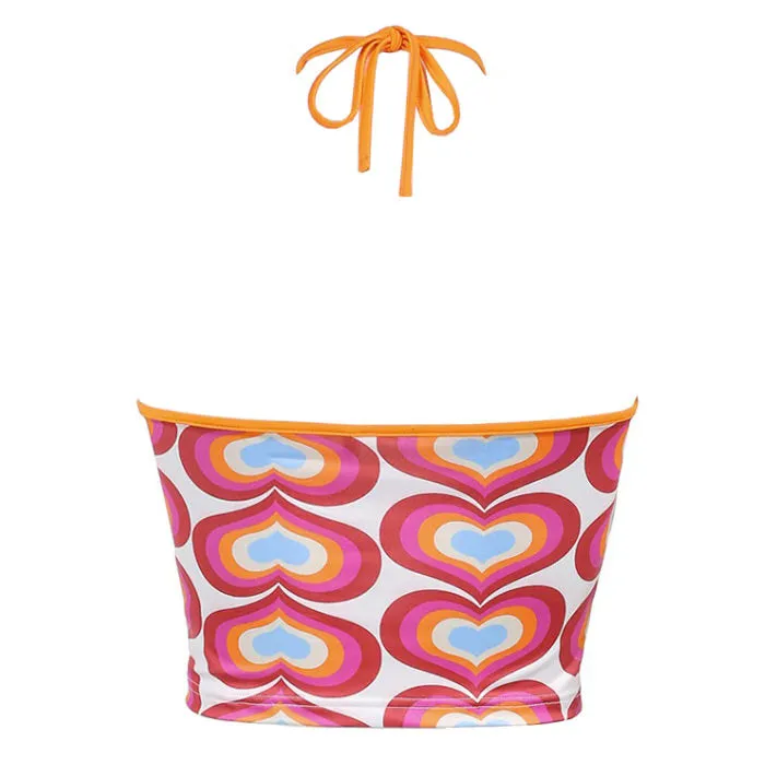 Heart Halter Top sold by Streetwear Society product image thumbnail 2