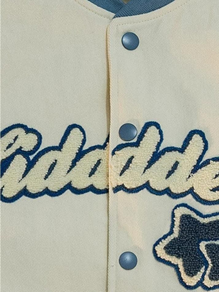 Vintage Embroidery Varsity Jacket sold by Streetwear Society product image thumbnail 3