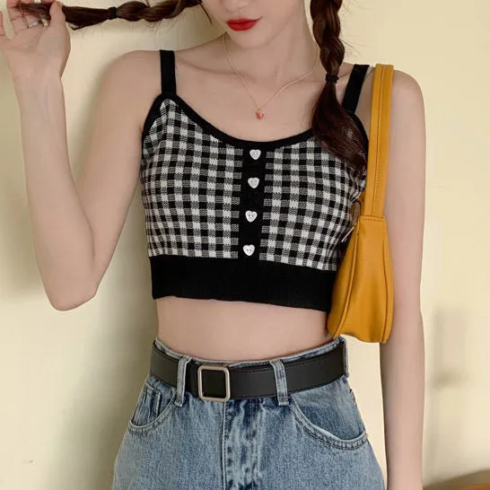 Love Addiction Plaid Top sold by Streetwear Society product image thumbnail 3