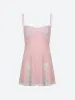 Coquette Lace Slit Mini Dress sold by Streetwear Society