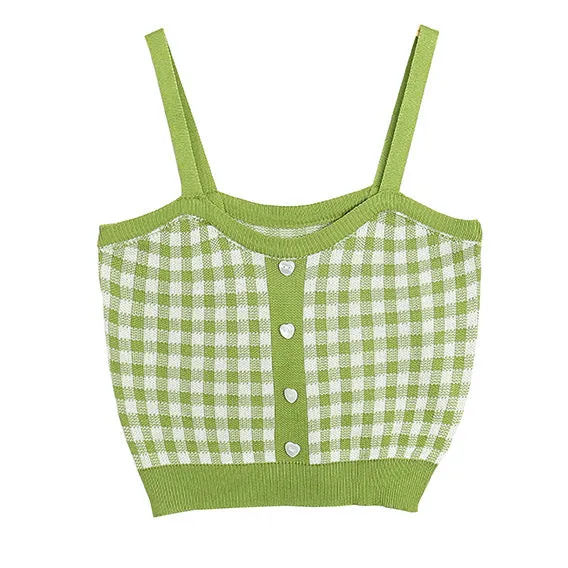 Love Addiction Plaid Top sold by Streetwear Society product image thumbnail 2