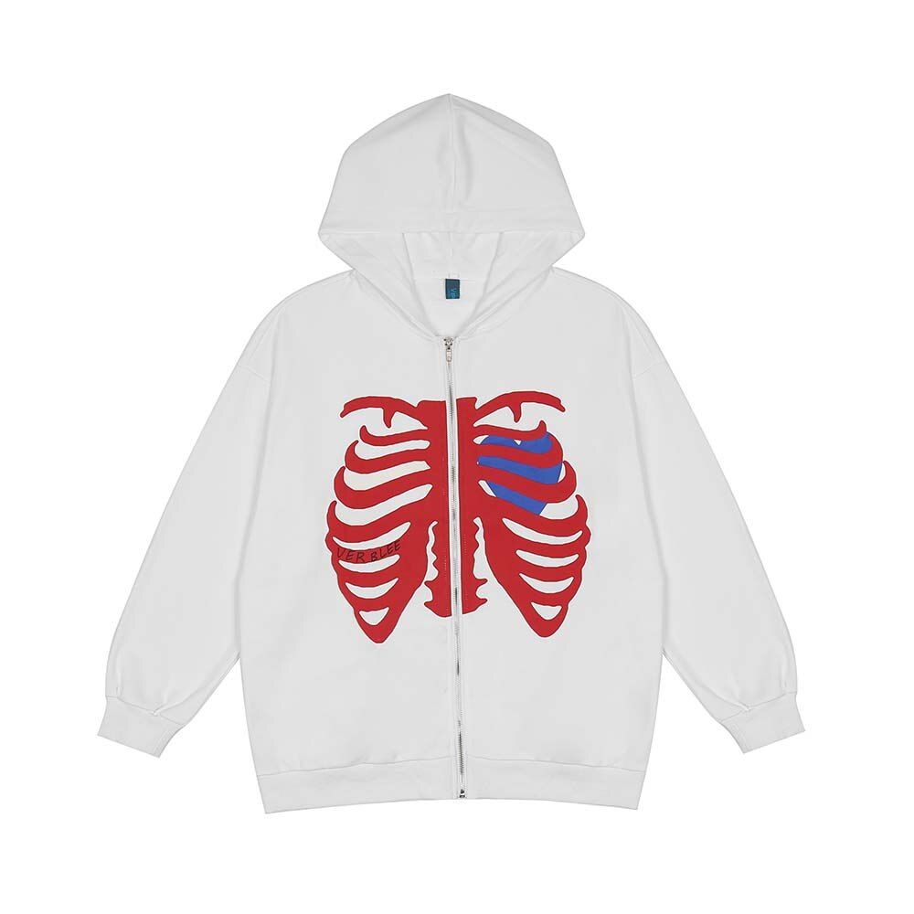 'Trapped Heart' Zip-up Hoodie sold by Streetwear Society product image thumbnail 6