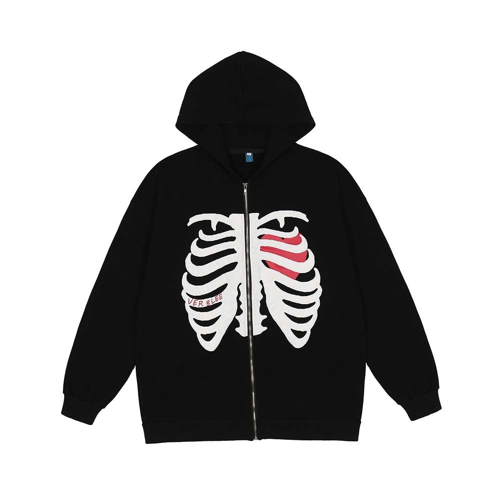 'Trapped Heart' Zip-up Hoodie sold by Streetwear Society product image thumbnail 4