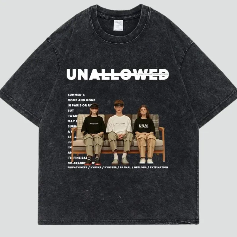 Unallowed Tee sold by Streetwear Society