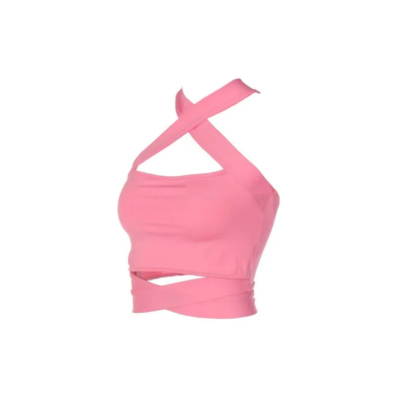 Pure Blushin Tie Top sold by Streetwear Society