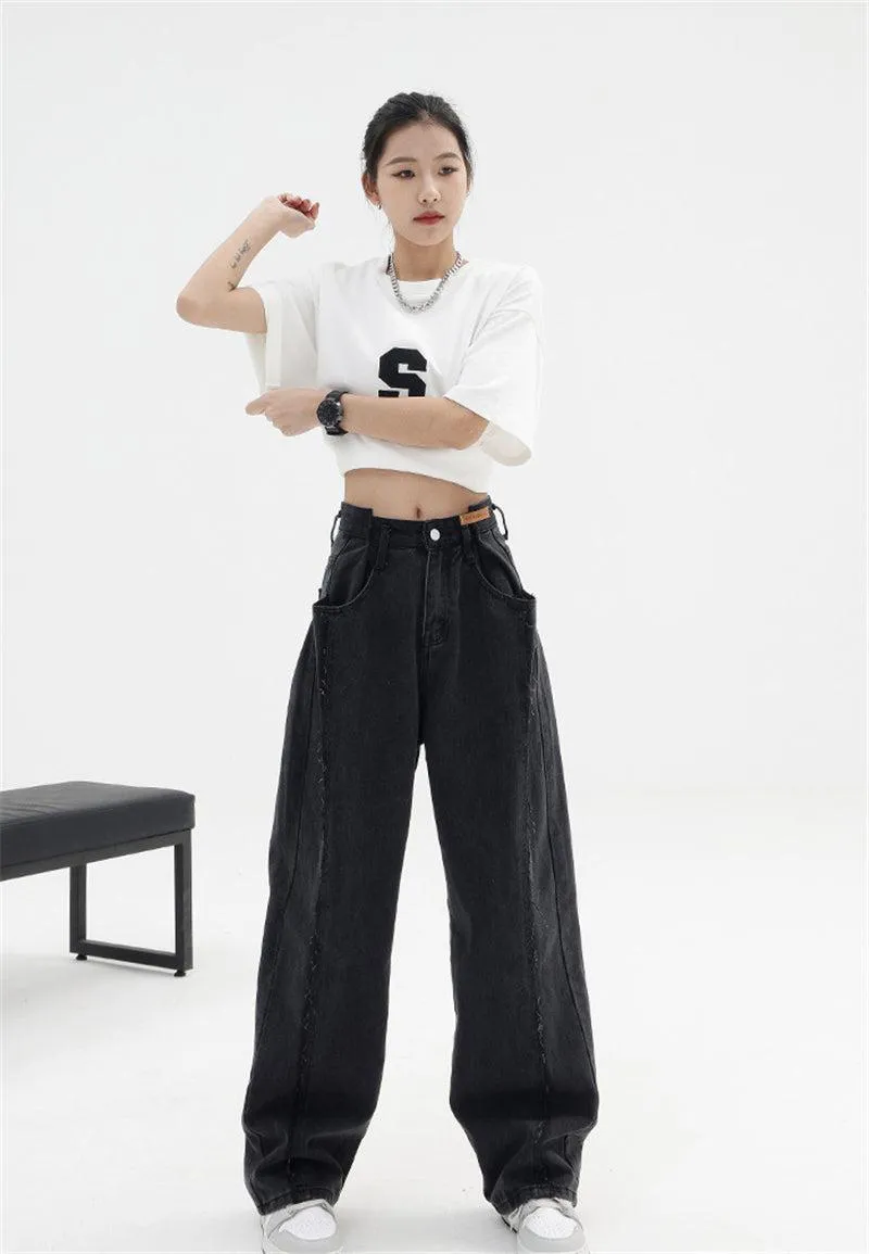 Low Rise Wide Leg Baggy Jeans sold by Streetwear Society