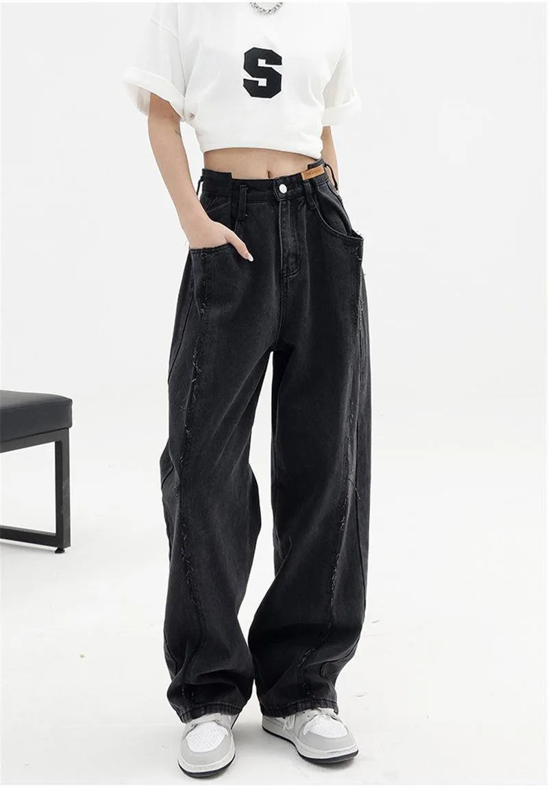 Low Rise Wide Leg Baggy Jeans sold by Streetwear Society product image thumbnail 4