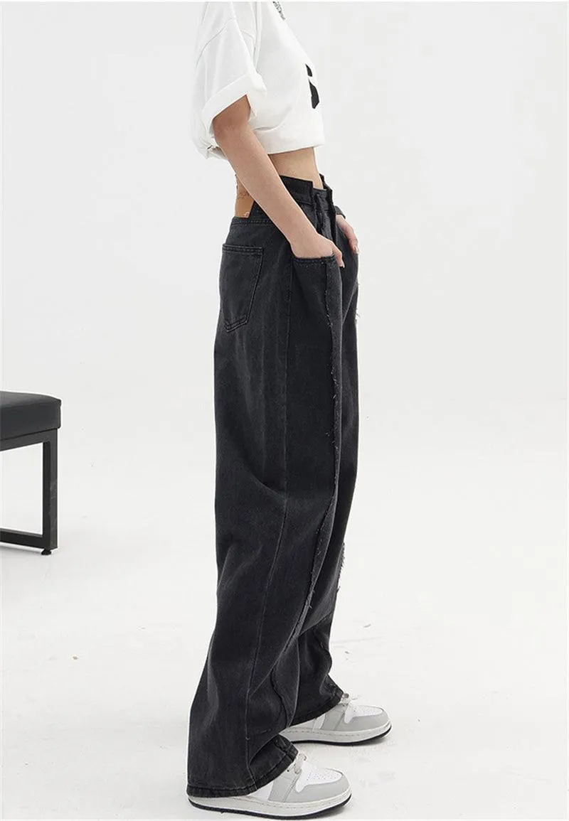 Low Rise Wide Leg Baggy Jeans sold by Streetwear Society product image thumbnail 5