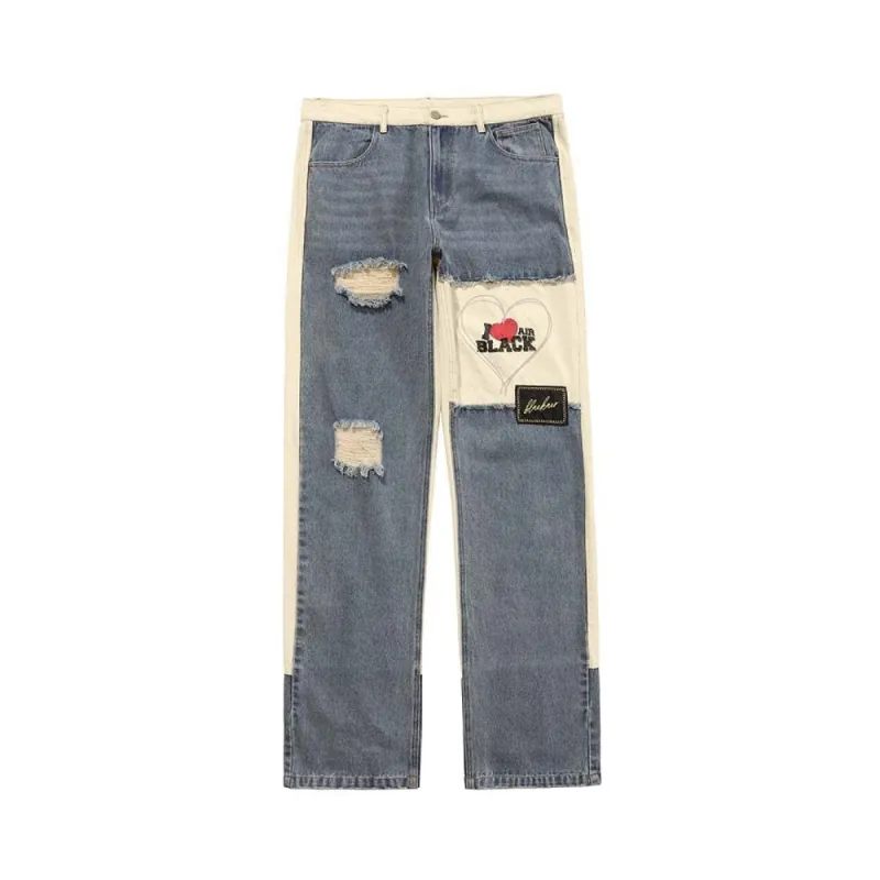 V274 Patchwork Denim sold by Streetwear Society