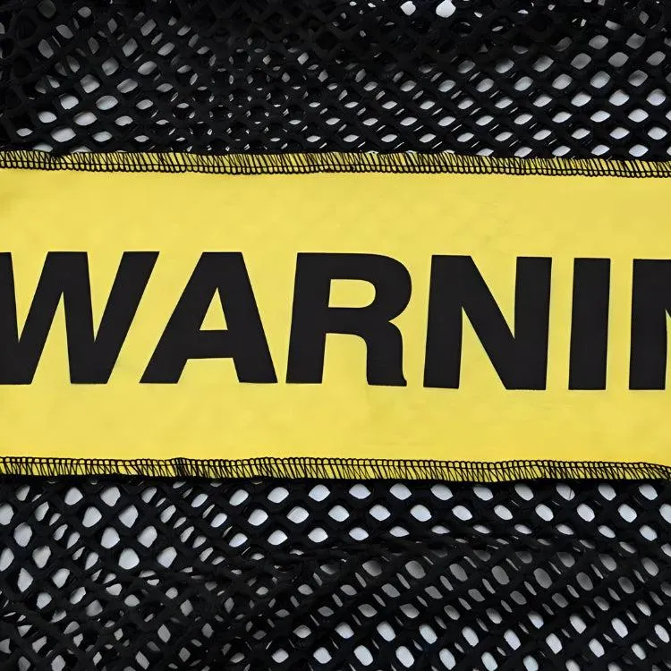 Baddie Warning Fishnet Mini Dress sold by Streetwear Society product image thumbnail 3