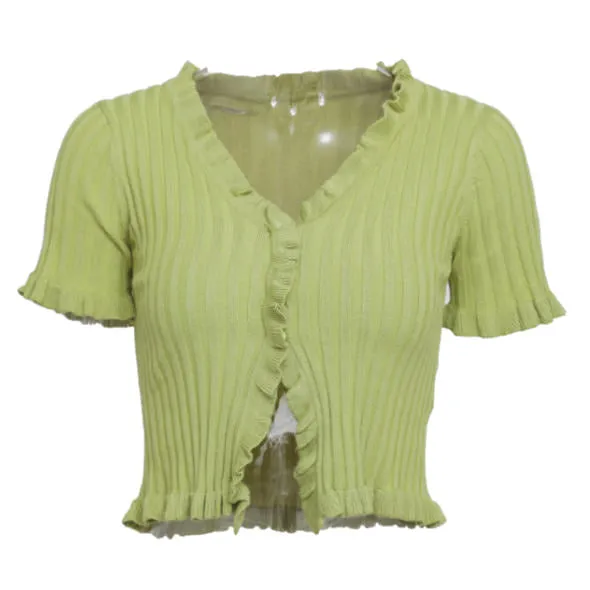 Vivian Ribbed Top sold by Streetwear Society product image thumbnail 2
