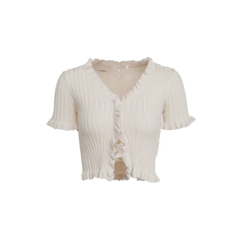 Vivian Ribbed Top sold by Streetwear Society