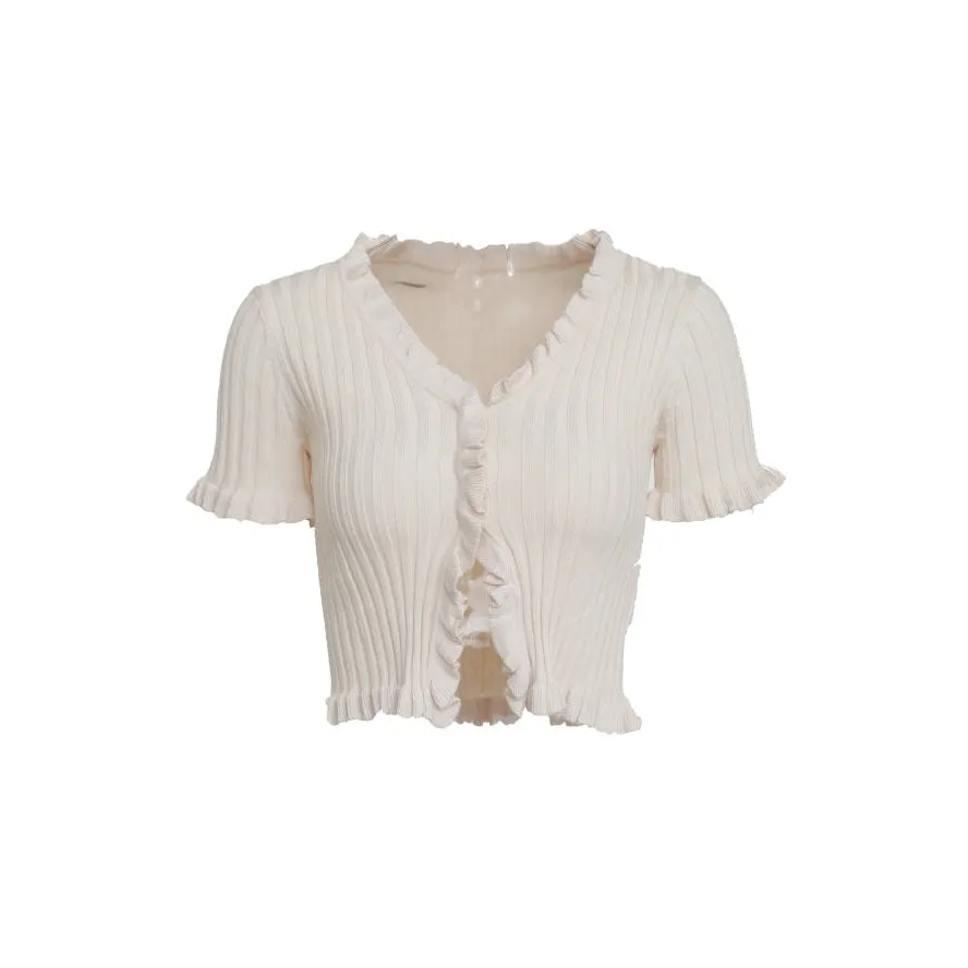 Vivian Ribbed Top sold by Streetwear Society