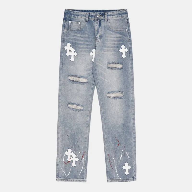 'Believe' Jeans sold by Streetwear Society