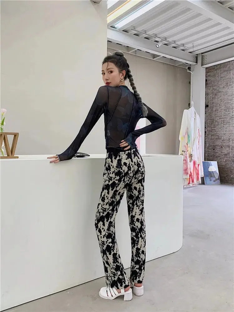 Butterfly Seam Detailed Mesh Top sold by Streetwear Society product image thumbnail 3