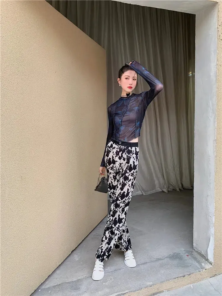 Butterfly Seam Detailed Mesh Top sold by Streetwear Society product image thumbnail 5