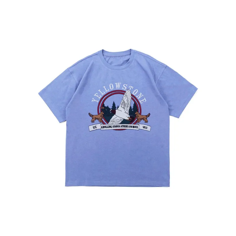 Yellowstone Embroidery T-Shirt sold by Streetwear Society
