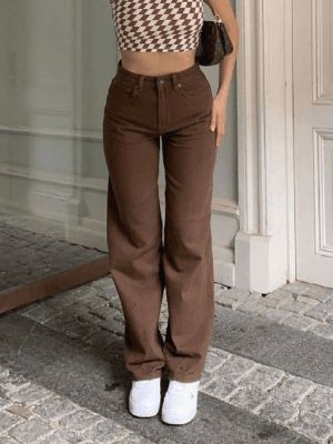 Vintage high waisted boyfriend jeans sold by Streetwear Society