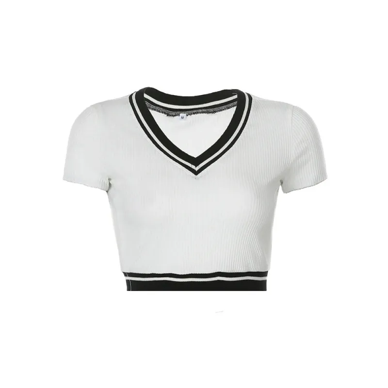 High School Crush Ribbed Top sold by Streetwear Society