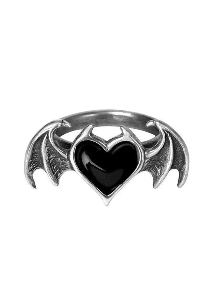 Gothic Heart Ring sold by Streetwear Society