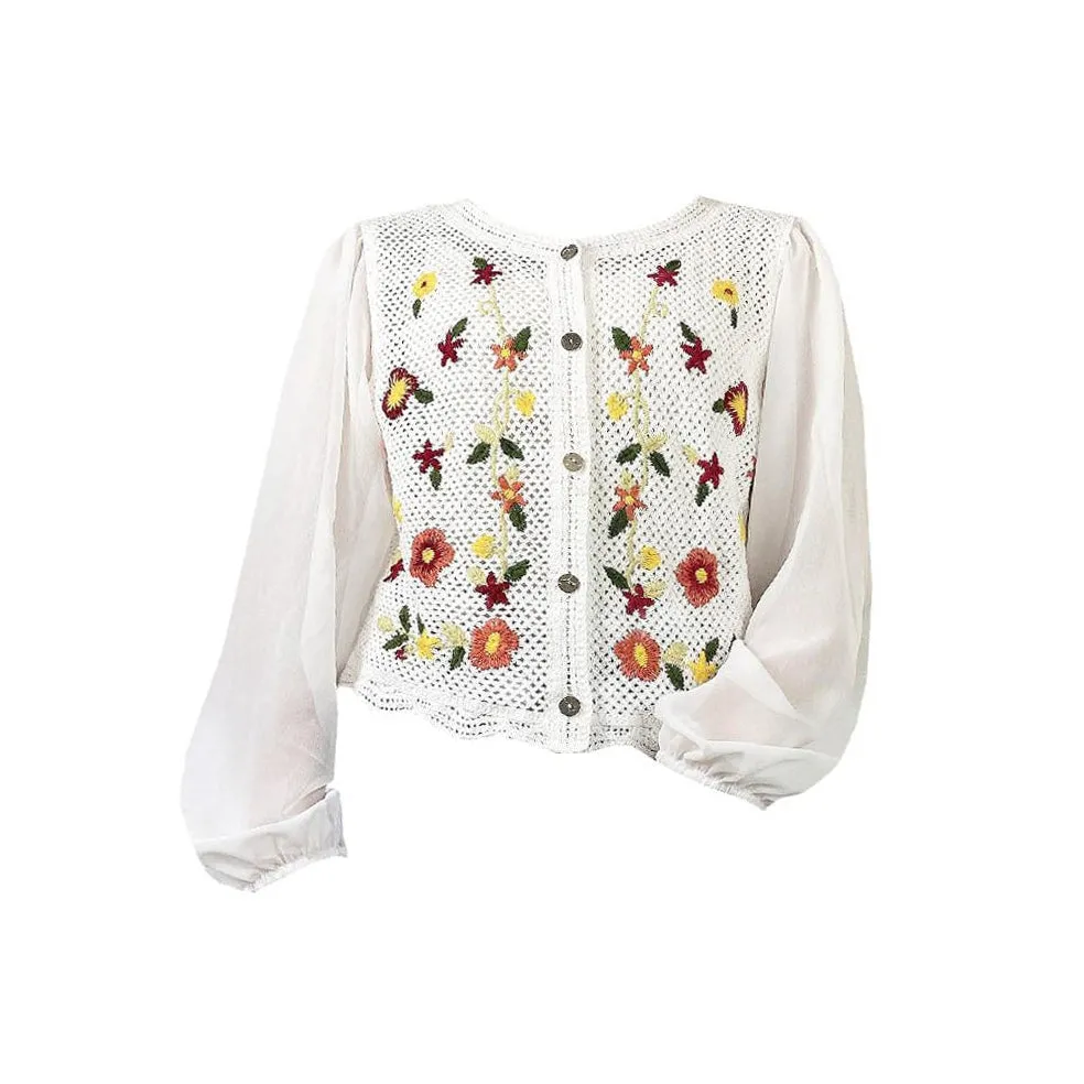 Cottagecore Floral Cardigan sold by Streetwear Society