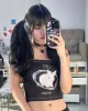 Y2K Bat Rabbit Tube Top sold by Streetwear Society