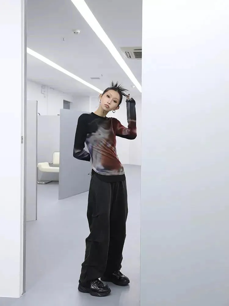 Y2K Grunge Tie Dye Top sold by Streetwear Society product image thumbnail 3